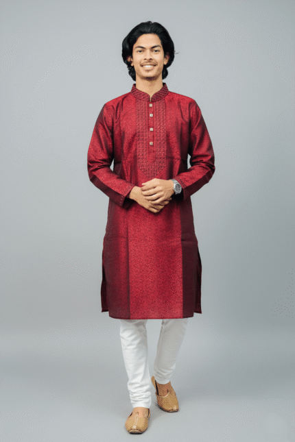 Luxury kathan-maroon colour-204
